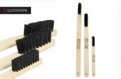 Glosswork Wooden Brush Щетка с деревянной ручкой, комплект из 3х щеток