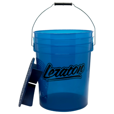 LERATON BUCKET BW3 Прозрачное ведро для мойки автомобилей с сепаратором (синее) 20л