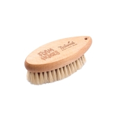 Foam Heroes Natural Boar's Hair Brush щетка для очистки кожи, 13.4x5.9см