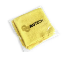 AUTECH PROFI-MICROFASERTUCH Микрофибра салфетка 40*40 см, желтая, без оверлока, 280гр, 2 шт. Au-245