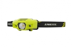 UNILITE SPORT-H1 - Спортивный налобный фонарь (желтый корпус), 175 Lm, 1xAA, IPX6