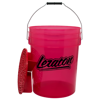 LERATON BUCKET BW2 Прозрачное ведро для мойки автомобилей с сепаратором (оранжевое) 20л