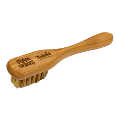 Foam Heroes Щетка для очистки кожи Natural Boar's Hair Brush, 15.8x3.3см